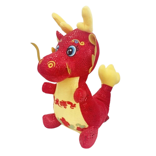 2024 Dragon Mascot Plush toy Opening Event Annual gift Zodiac dragon doll with personalized logo