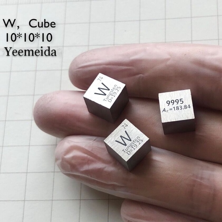 Best selling Metal Cube 10mm Titanium/Chromium/Vanadium/Zirconium/Niobium/Molybdenum/Hafnium/Tantalum/Tungsten