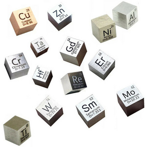 Best selling Metal Cube 10mm Titanium/Chromium/Vanadium/Zirconium/Niobium/Molybdenum/Hafnium/Tantalum/Tungsten