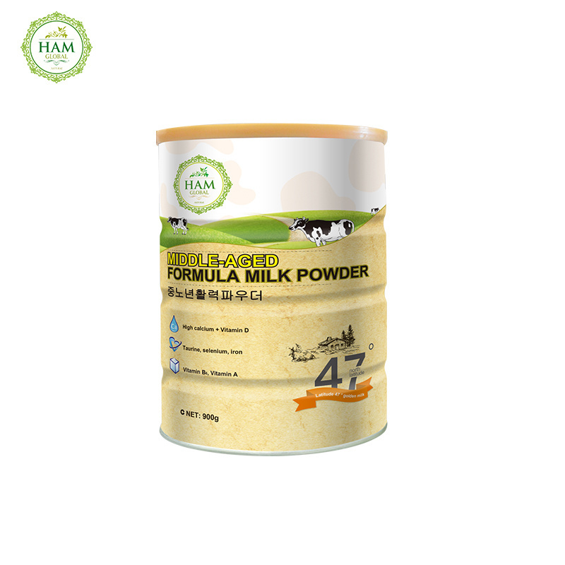 Energetic  formula milk powder for middle aged