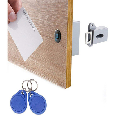 No hole Hidden RFID Smart Sensor 125KHz EM RFID Invisible Lock for cabinet Drawer Lock