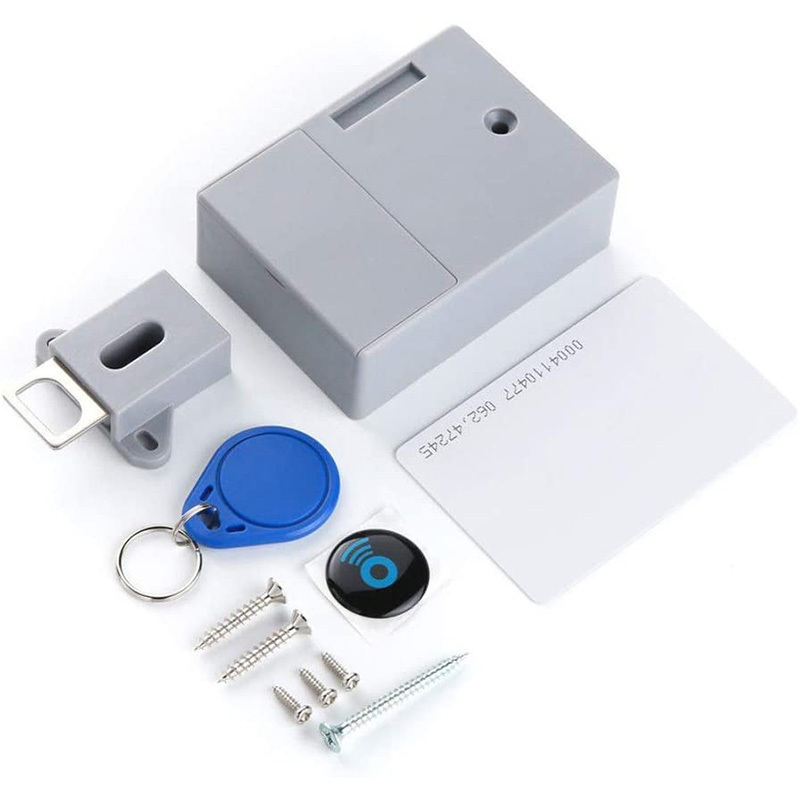 No hole Hidden RFID Smart Sensor 125KHz EM RFID Invisible Lock for cabinet Drawer Lock