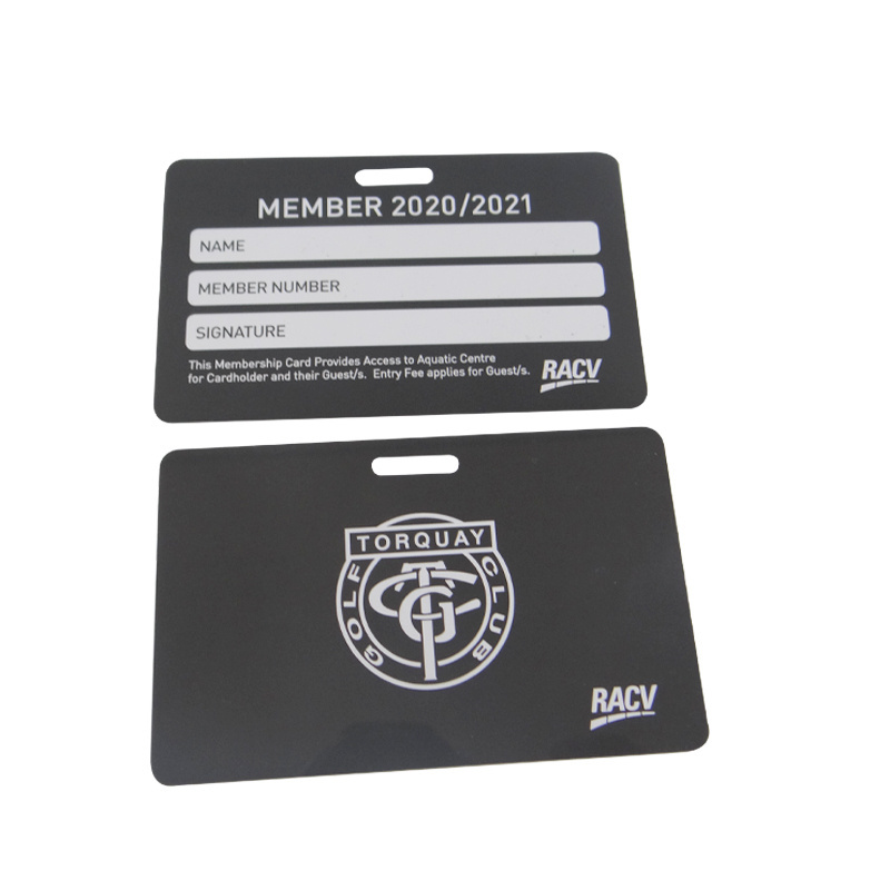 Factory price plastic pvc loyalty redeemable barcode 128 card for restaurant membership system