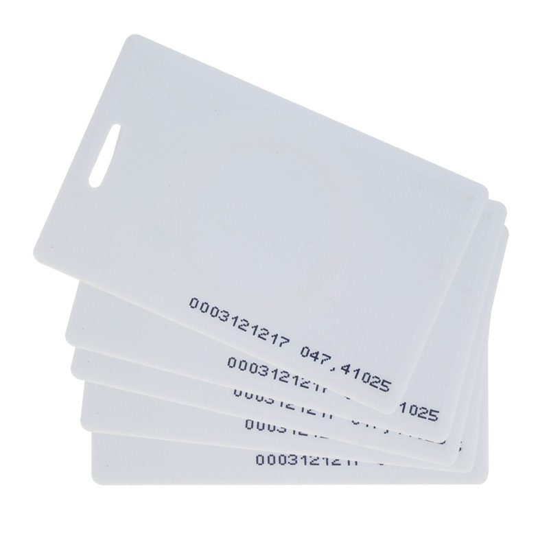 Cheap Price RFID 125khz Proximity ABS Clamshell Access Control Card T5577 Compatible ID Thick Card For HID