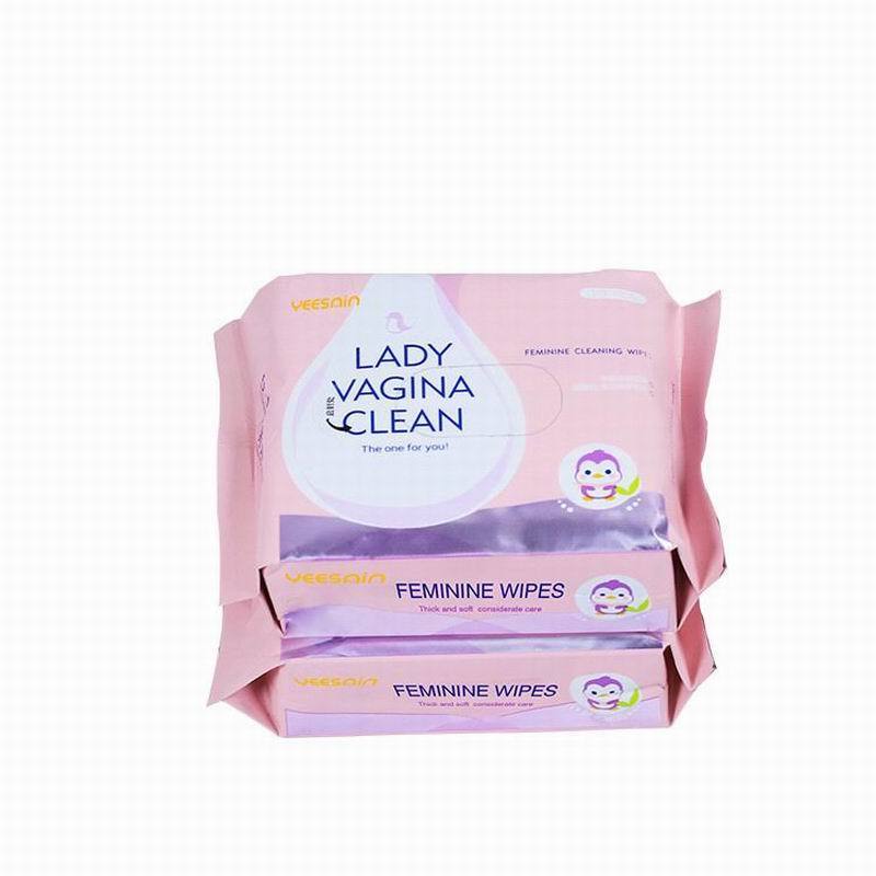 feminine  personal Sensitive Skin Care face private label cosmetic makeup remover wet wipe 25pcs China OEM factory