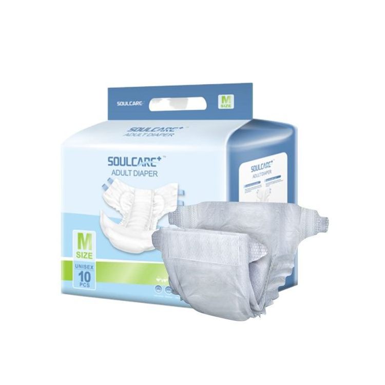 Women Wearing Adult Baby Pull Up Diaper in Bulk Brief Pant Type Disposable Nappy Hospital