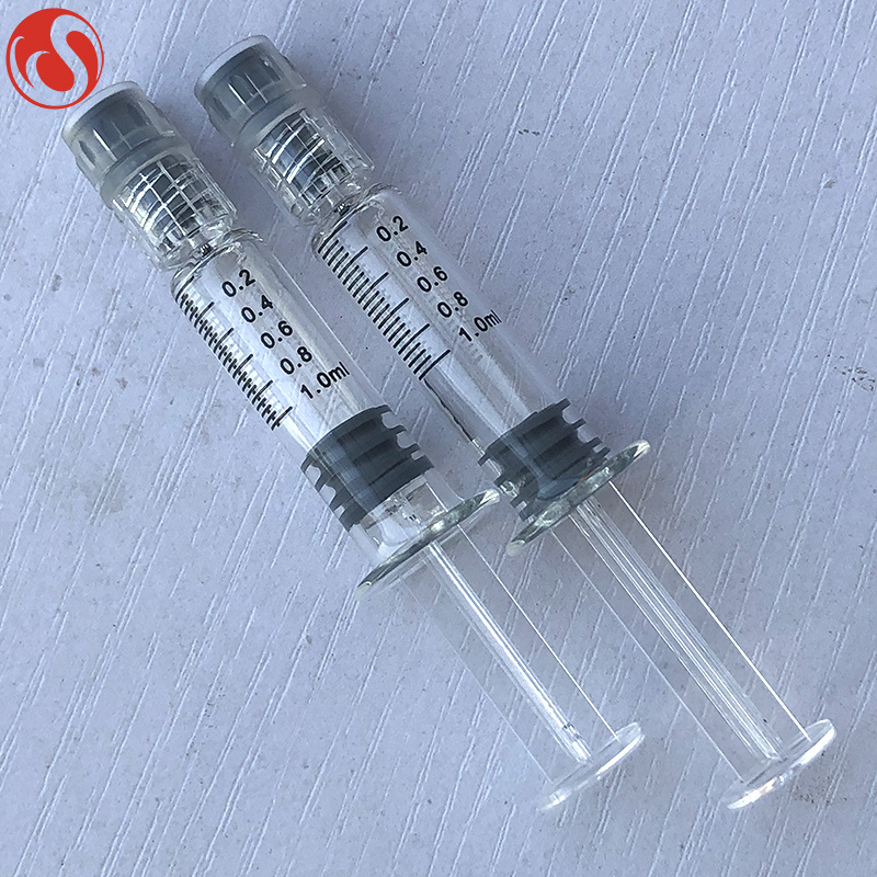 Factory direct 1ml disposable syringe 1ml glass syringe with luer lock