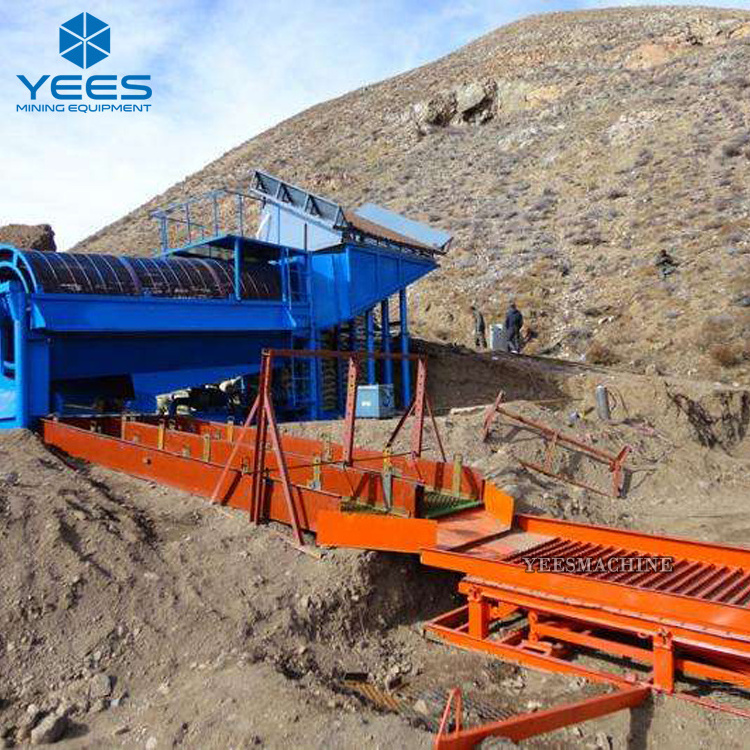 10T/H Small Scale Placer Gold Ore Processing Set Customized Placer Gold Washing Plant