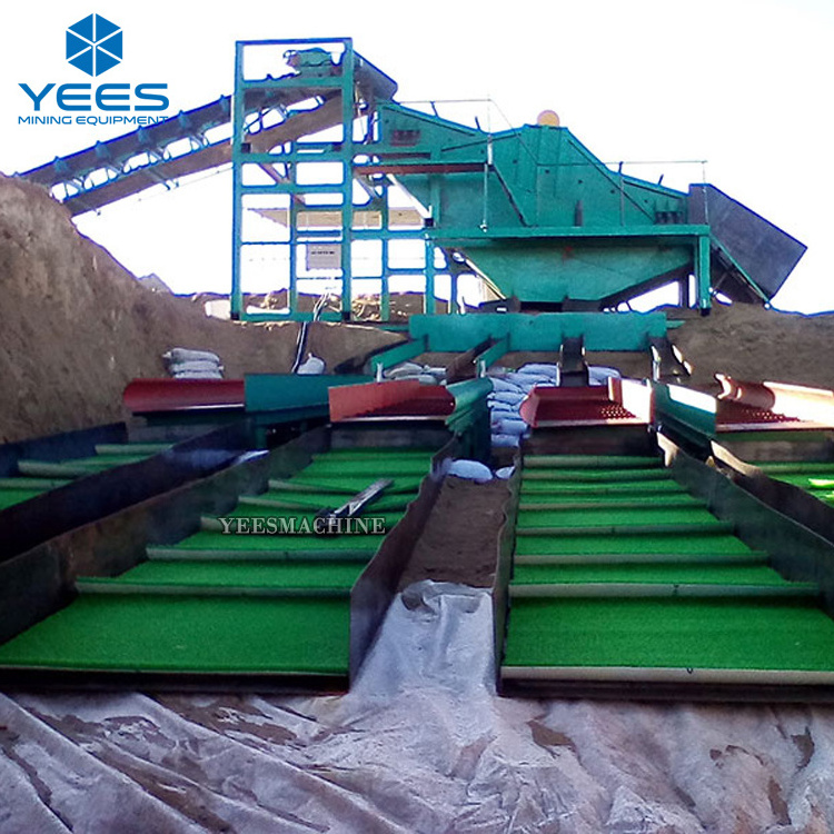 50-200tph Alluvial gold washing plant gold mining processing gold mine plant for sale