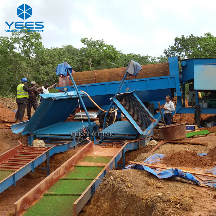 Gold Extraction Panning Sluicing Alluvial Gold Recovery Refining Washing Plant Equipment