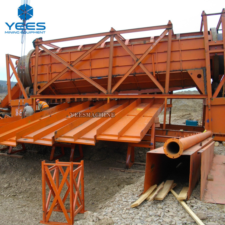 50-200tph Alluvial gold washing plant gold mining processing gold mine plant for sale