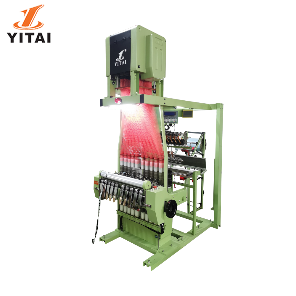 Yiati Factory Price Elastic Tape Making Machine High Speed Flat Computerized Narrow Fabric Jacquard Loom Weaving Machine