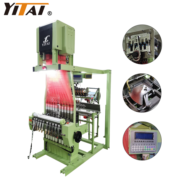 Yiati Factory Price Elastic Tape Making Machine High Speed Flat Computerized Narrow Fabric Jacquard Loom Weaving Machine