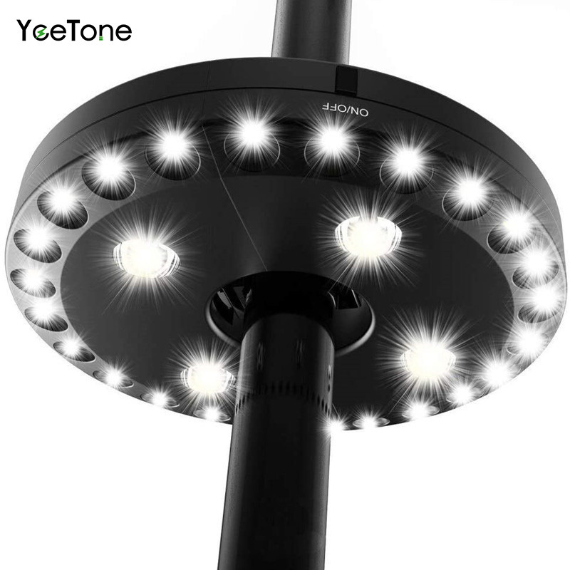 Camping Tent Umbrella Pole Light 28 LED 4 Modes Adaptable to Multi-Size Umbrella Pole Emergency Light Camping Light