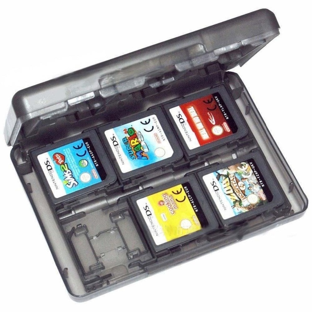 28 in 1 Plastic Game Memory Card Storage Box Organizer Case for Nintendo NDS 2DS NDSL NDSI New 3DS LL XL 3DSXL 3DSLL