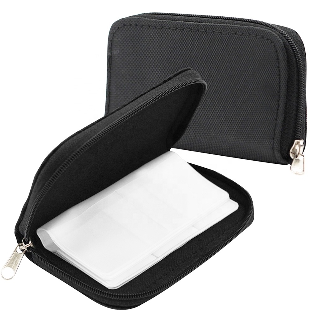 22 Slots Photography Storage Case Holder for CF/SD/Micro SD/SDHC/MS/DS Carrying Pouch Game Card Memory Card Storage Wallet Bag