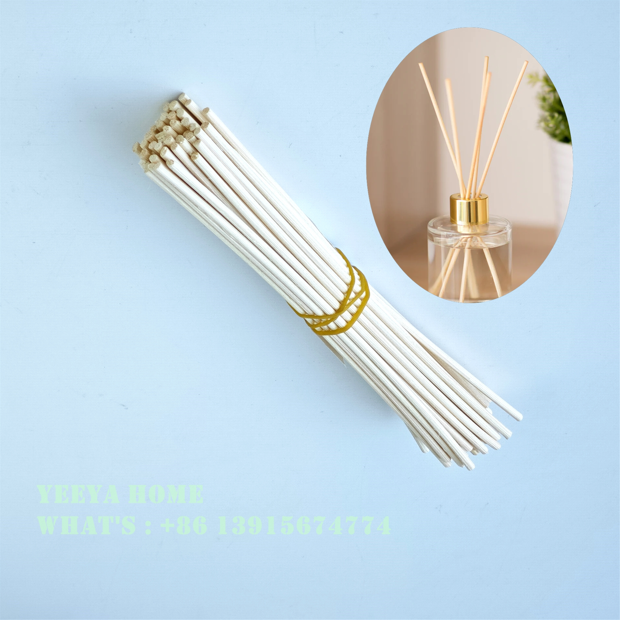 Custom Air Freshener Cheap Reed Diffuser Black Rattan Diffuser Fiber Sticks Natural Rattan Sticks For Reed Diffuser