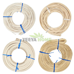 Luxury Quality Natural Rattan Raw Cane Core Material Strips Supplies  2mm 2.5mm 9mm Round Pole Stick Spline Roll Wholesale Trade