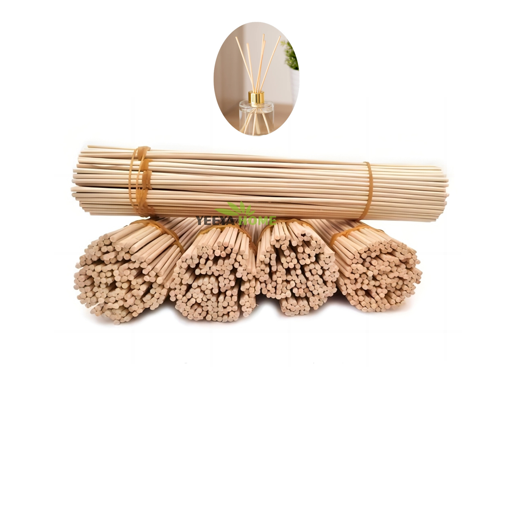 Custom Air Freshener Cheap Reed Diffuser Black Rattan Diffuser Fiber Sticks Natural Rattan Sticks For Reed Diffuser