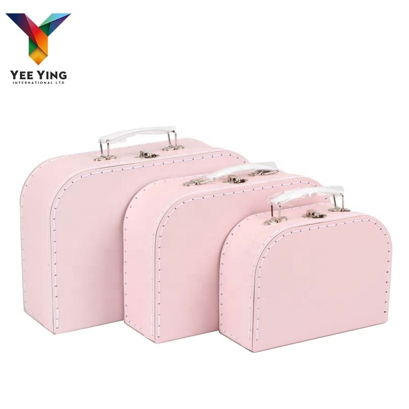 Luxury carton suitcase boxes packaging mini suitcase wholesale