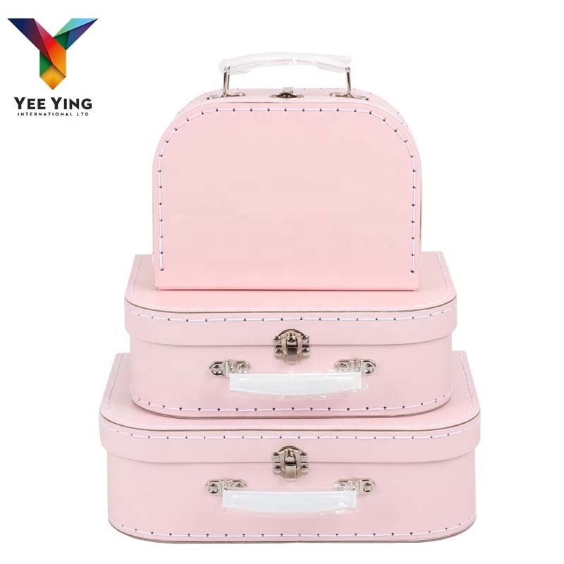 Luxury carton suitcase boxes packaging mini suitcase wholesale