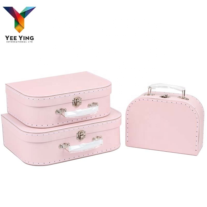 Luxury carton suitcase boxes packaging mini suitcase wholesale