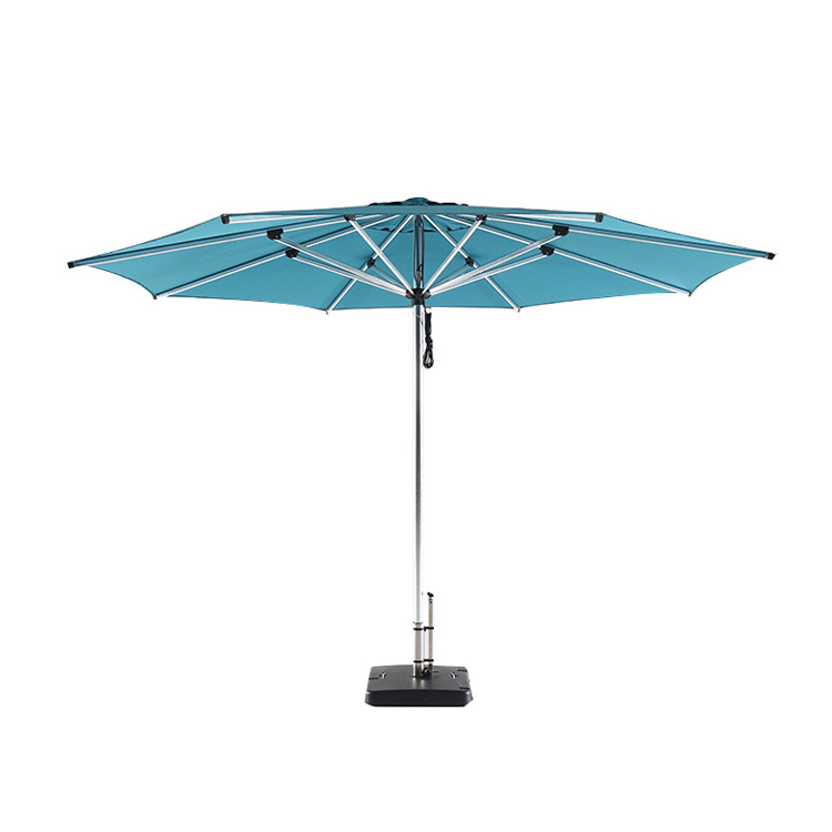 Durable Automatic Tilt All Aluminum Large Outdoor Waterproof  Garden Parasols Umbrella