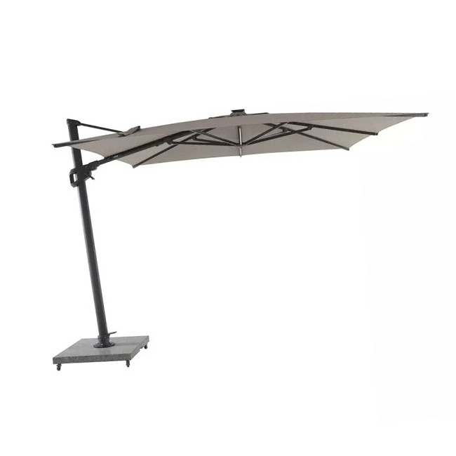 10ft Square Big Size Aluminium Custom Outdoor Garden Manufacturer Parasol Umbrella For Garden With base