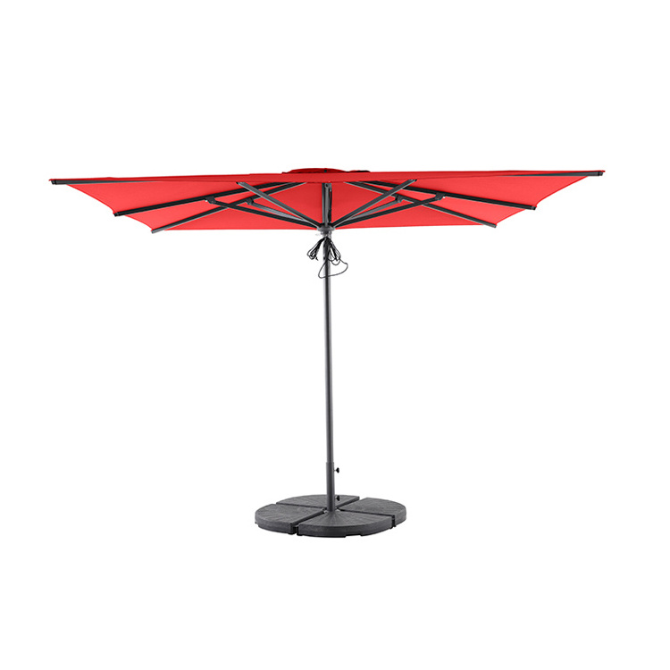 Villa garden stall large sun umbrella commercial Roman umbrella beach umbrella