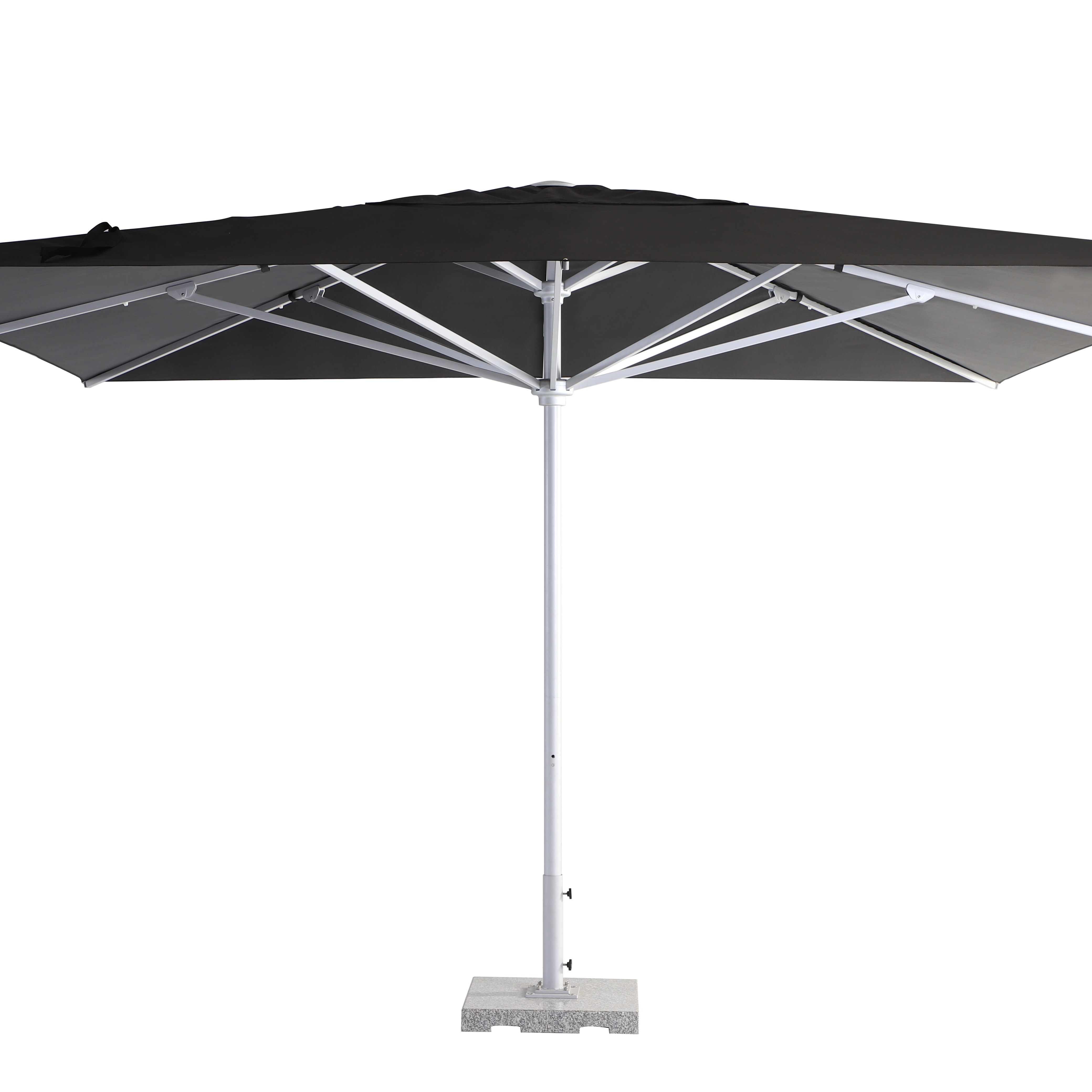 Outdoor sunshade and rainproof umbrella kiosk security stall sun umbrella custom logo