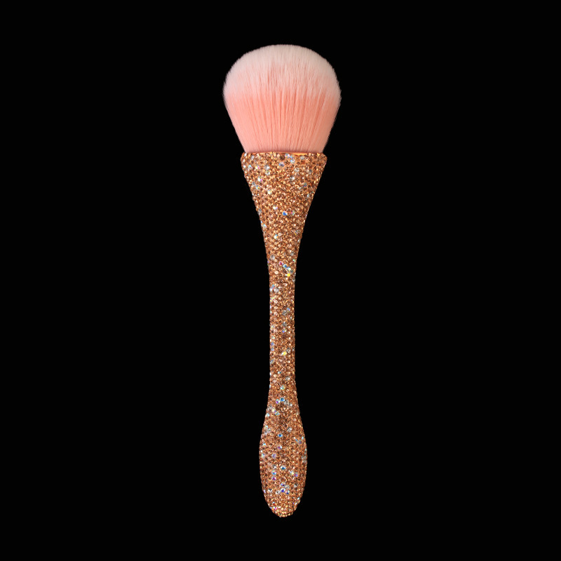 New products 2023 Glitter single makeup brush diamond tip makeup brushes with shining diamonds