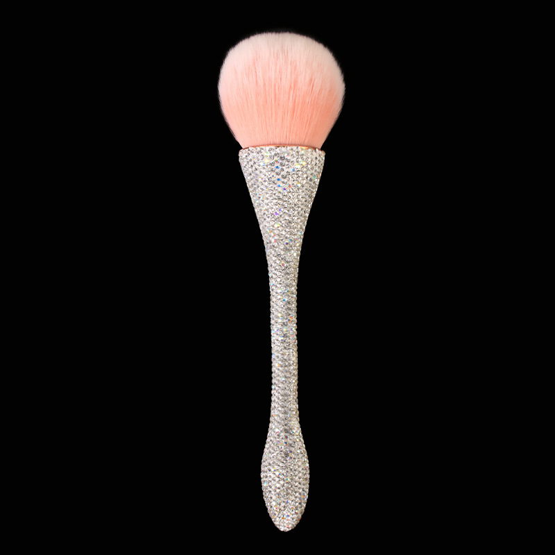 New products 2023 Glitter single makeup brush diamond tip makeup brushes with shining diamonds