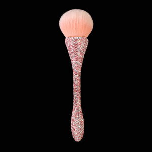 New products 2023 Glitter single makeup brush diamond tip makeup brushes with shining diamonds