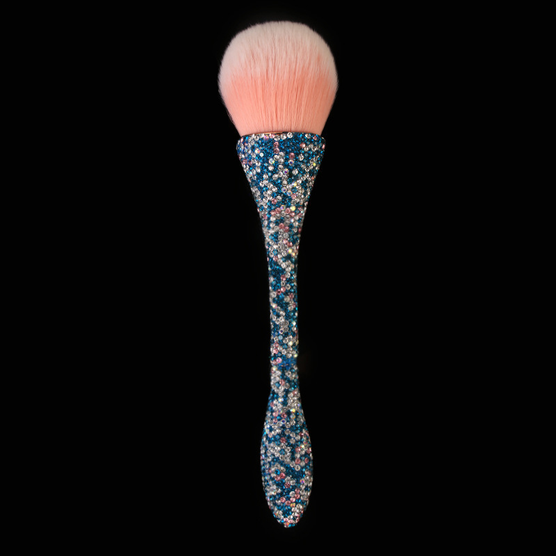 New products 2023 Glitter single makeup brush diamond tip makeup brushes with shining diamonds