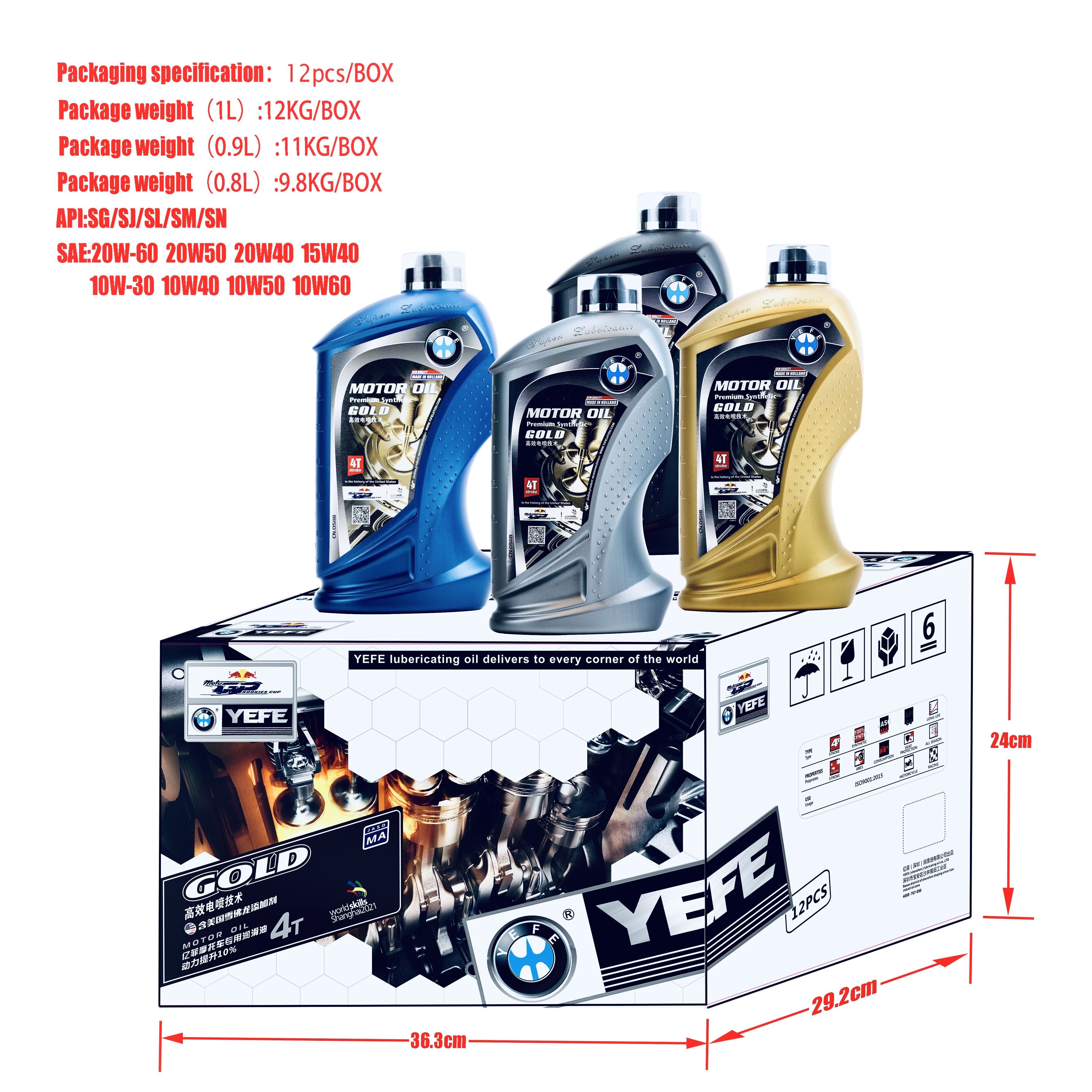 Factory Direct Supply Engine Motor Oil 4T Motorcycle Full Synthetic Engine Oil