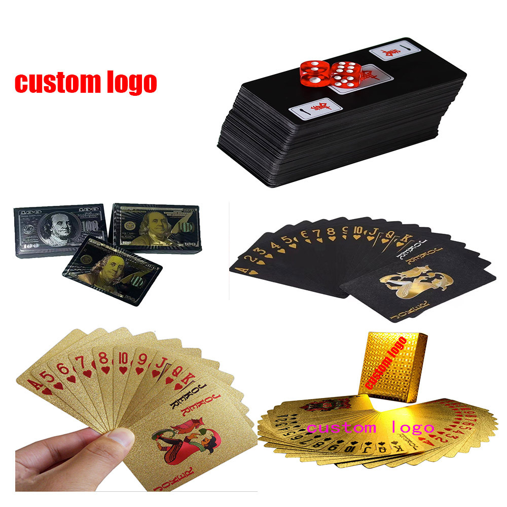 Custom Personalized Logo Magic Casino Cardistry Black Printing Paper Advertising Sex Nude Poker Game Texas Playing Cards Deck 32