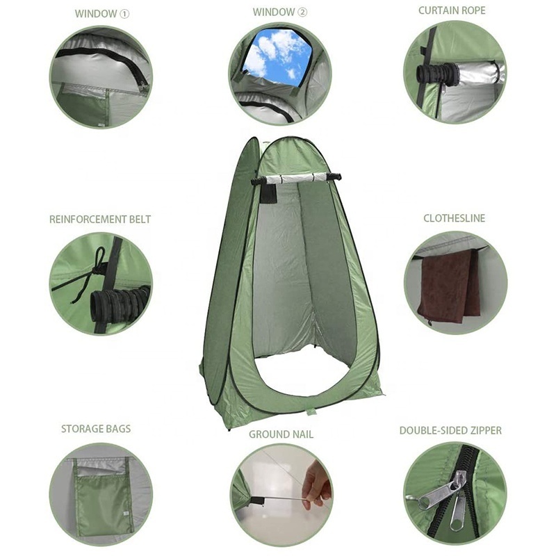 Pop Up Pod Changing Room Privacy Tent  Instant Portable Outdoor Shower Tent, Camp Toilet, Rain Shelter for Camping & Beach