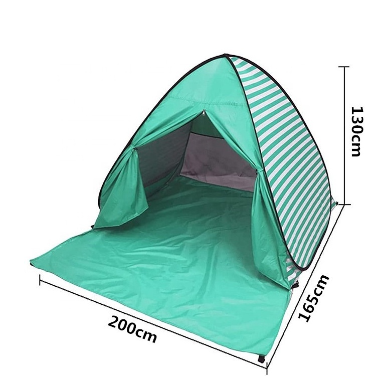 Anti-UV Sun Shelter Lightweight Beach Sun Shade Portable Canopy Cabana Automatic Sun Umbrella Pop Up Beach Tents