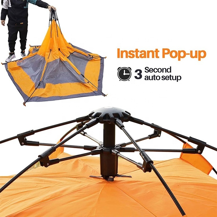 YEFFO drophipping outdoor camping 1500-2000mm pop-up 3-4 people family tent