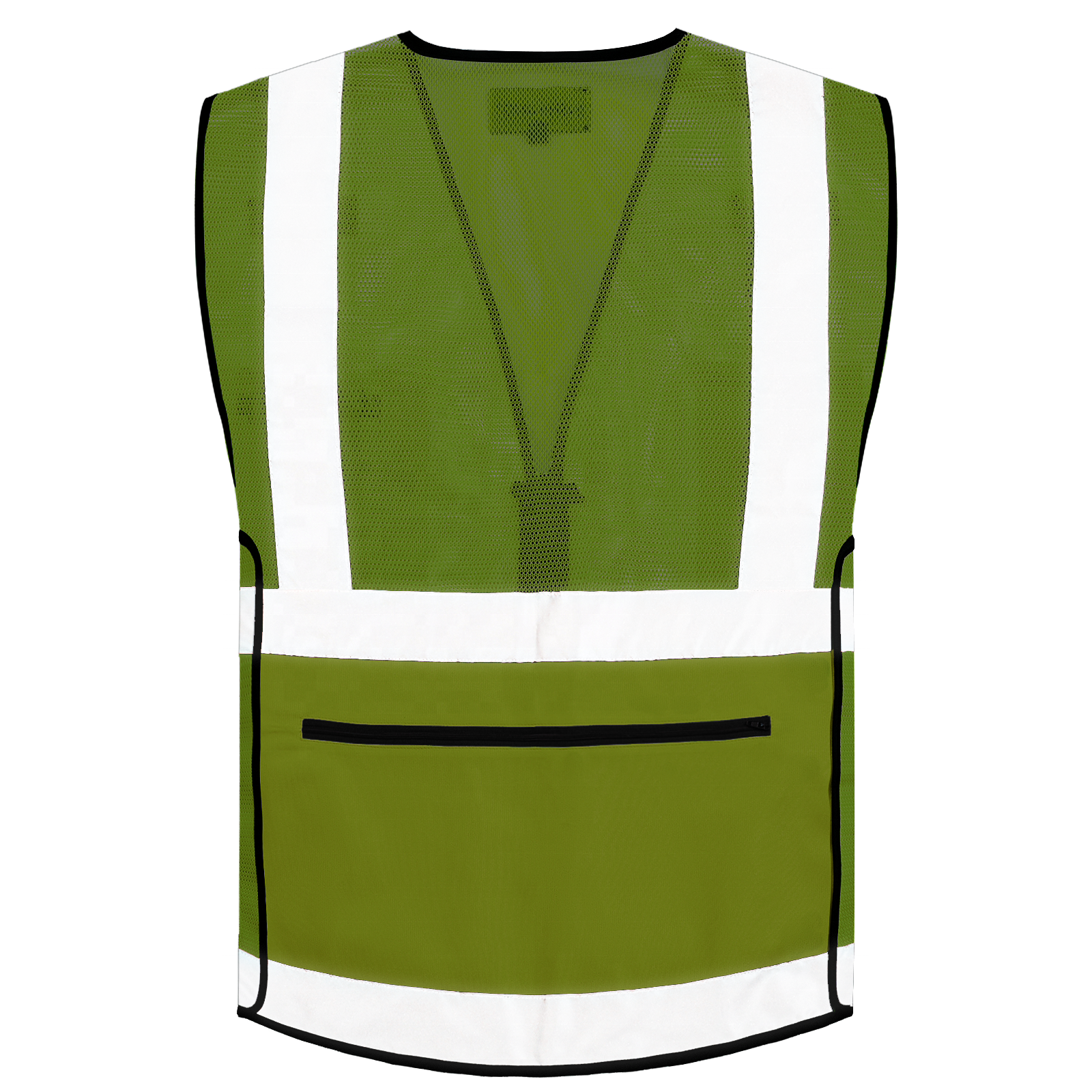 High Vis Custom Clothing Wholesale Reflective Workwear Safety Vest Construction with Pockets for Men