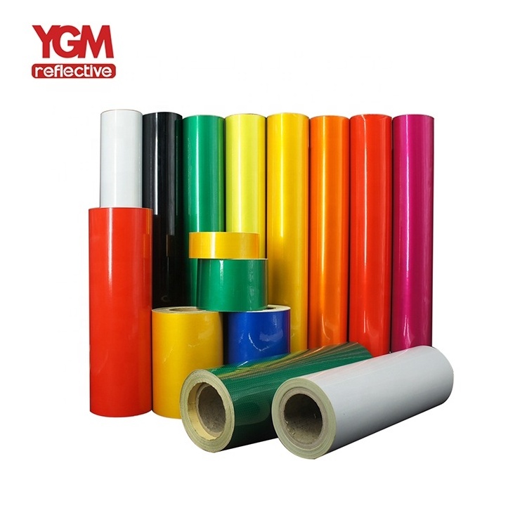 3200 Advertisement Grade Acrylic Self Adhesive Reflective Vinyl Transfer Sticker Sheeting Rolls