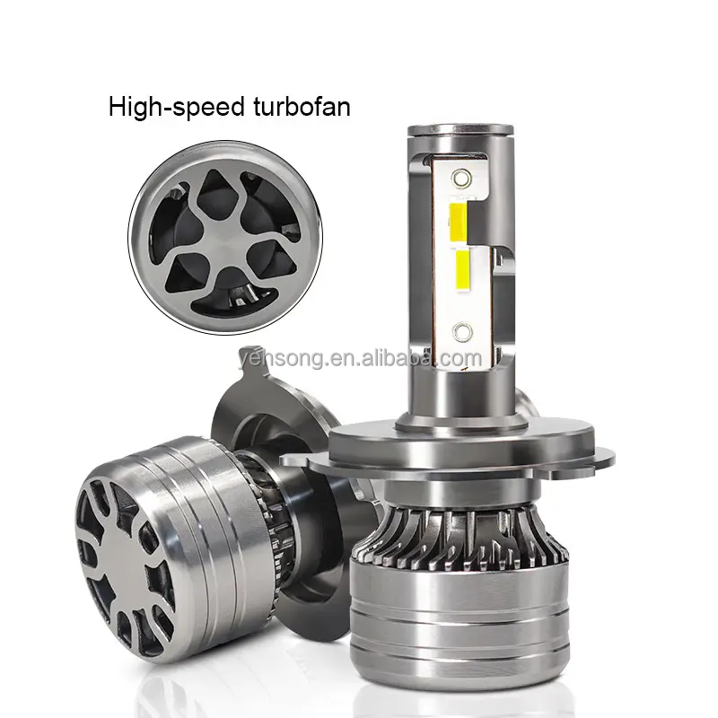 hikari led h7 100w car headlight bulbs h4 h11 h7 led decoder auto fog light kit h3 880 super bright head lamp