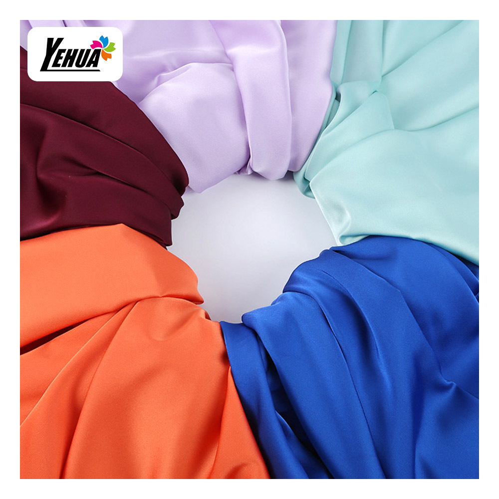 Liquid Satin Textured Fabric Textile Price Raw Material Satin Per Meter English Satin Fabrics For Men Shirts Dresses