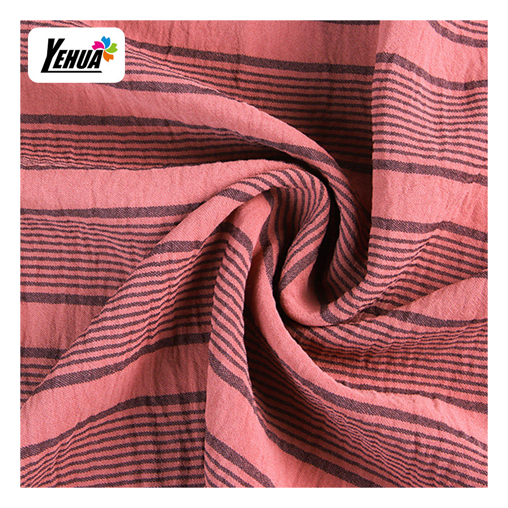 Wholesale 100% Polyester Woven Plain Dyed Crush Cey Airflow Crepe Fabric 180d Cey Kain For Women Fashion Dress Skirt