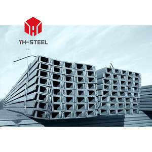 Holed Punched Perforated Black Iron Structural C Steel Channel Beam Purlin Carbon Steel C U Channel Profile