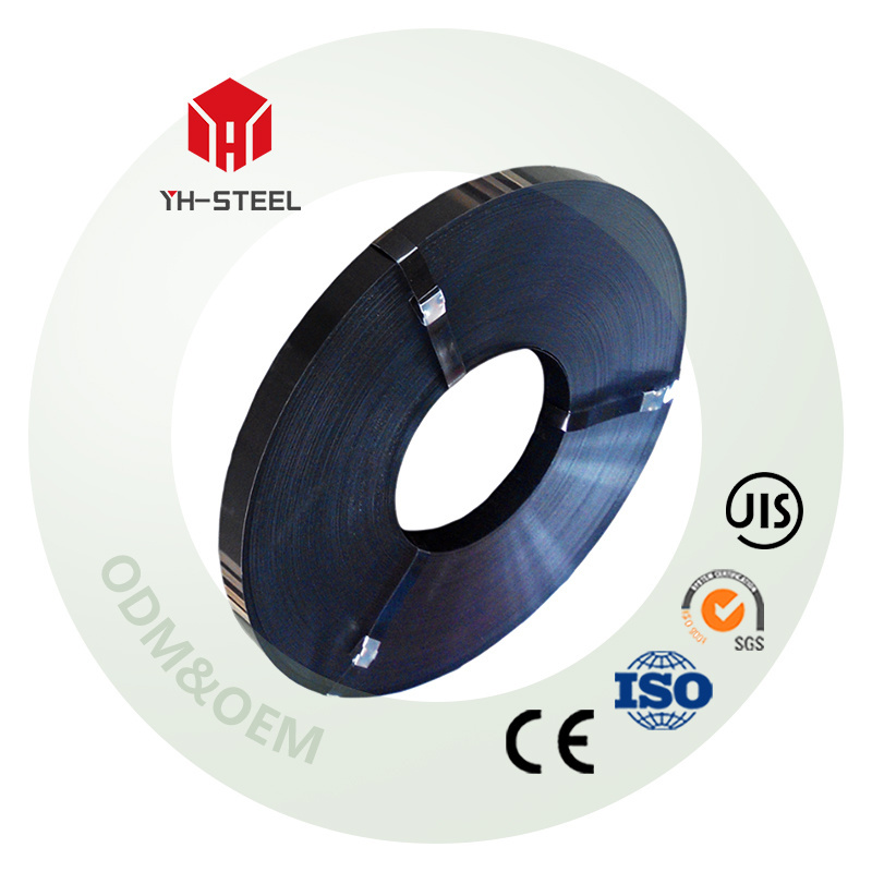 Hardened and tempered cold rolled blue steel strip SAE 1075 C75 CK75 C75S 65mn 51CrV4 75Cr1 SK4 SK5