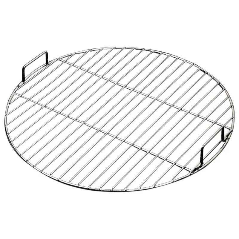 BBQ Grill Mesh Home Roast Nets Bacon Grill Tool Non-stick BBQ Mat Grid 304 Stainless Steel round Iron Nets barbecue accessories