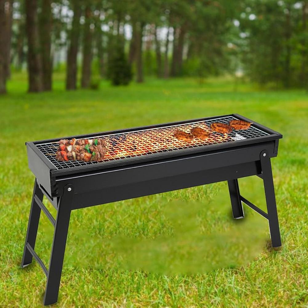 Light disposable barbecue folding instant bbq outdoor charcoal grill