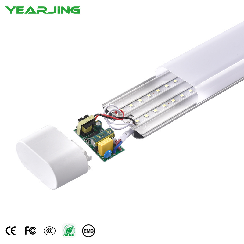 Aluminum slim purification lights batten lights linear lights led fluorescent tube fixtures for supermarket