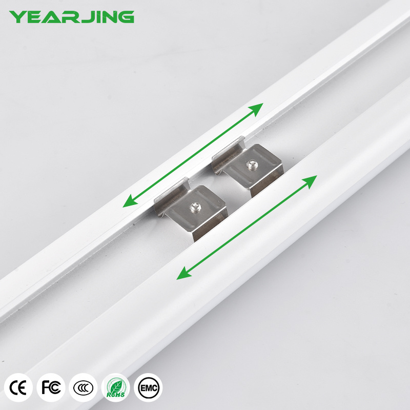 Wholesales led purification lights batten lights linear lights led fluorescent tube fixtures for supermarket